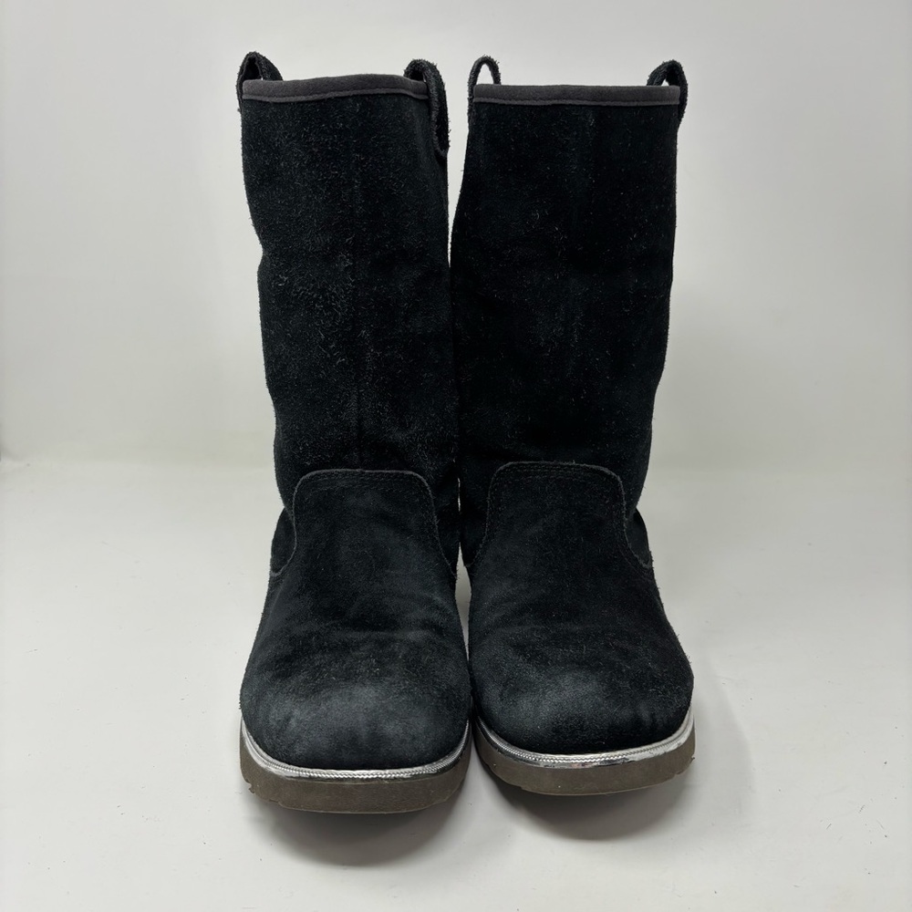 UGG Australia Callie Black Suede Boots Size 6 - Picture 7 of 13